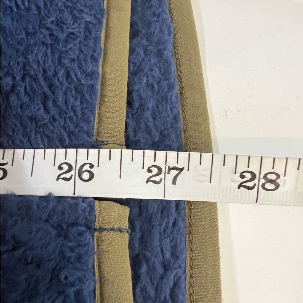 Outerknown Men’s Fleece Sherpa Vest Medium Blue $168 Retail Cozy Warmth - Picture 8 of 9